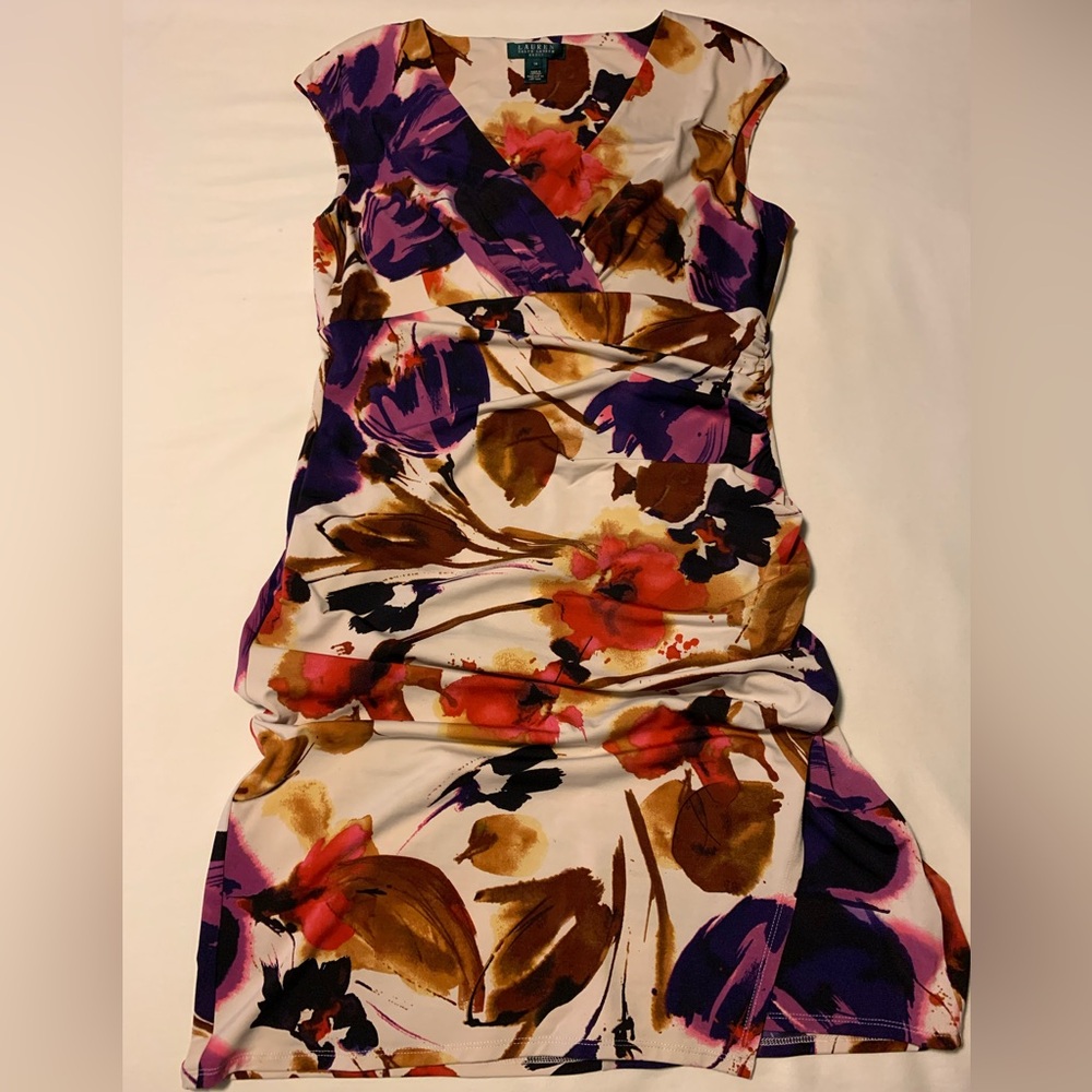 Lauren Ralph Lauren Cap Sleeve Dress